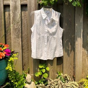 Breezy Classic eyelet blouse